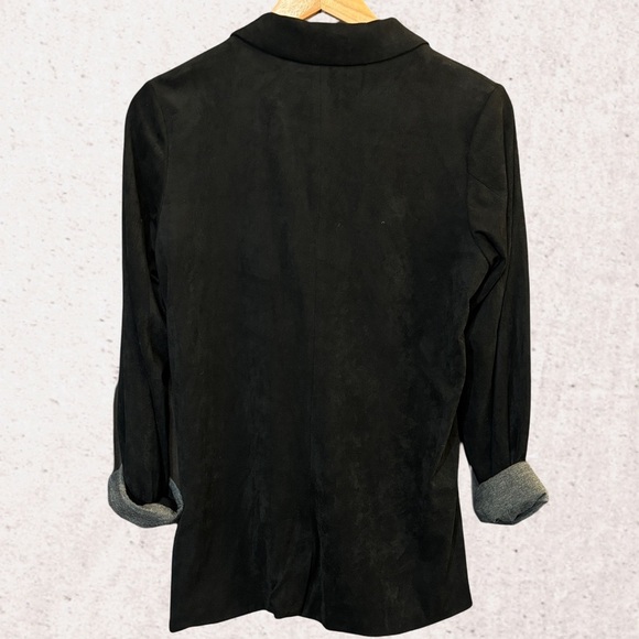 Astars Black Slim Fit Blazer Jacket - Picture 2 of 3